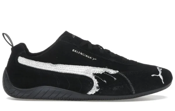 Puma x Balenciaga Speedcat Suede Distressed Black