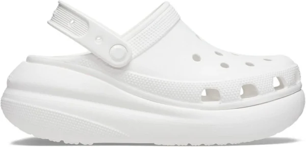 CROCS CLASSIC CRUSH CLOGS WHITE