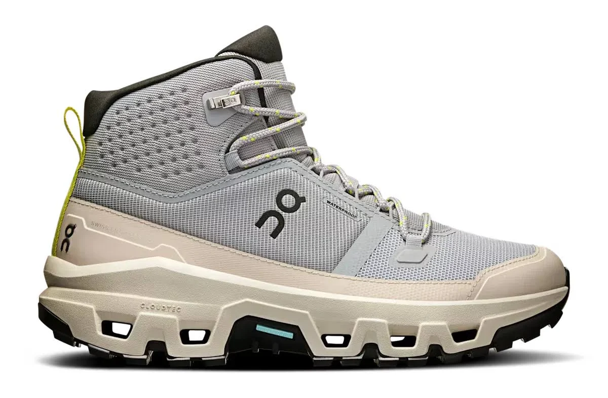 On Running CloudRock Mid WP Hiking & Trail Alloy Ice
