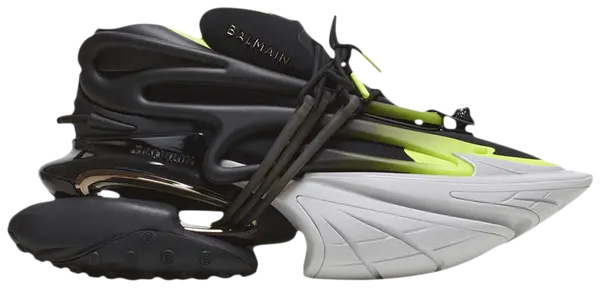 Balmain Unicorn Black Neon Fluorescent