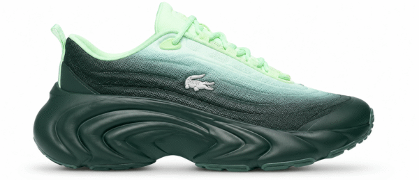 Lacostee Spinor 225 Dark Green Light Green sneakers