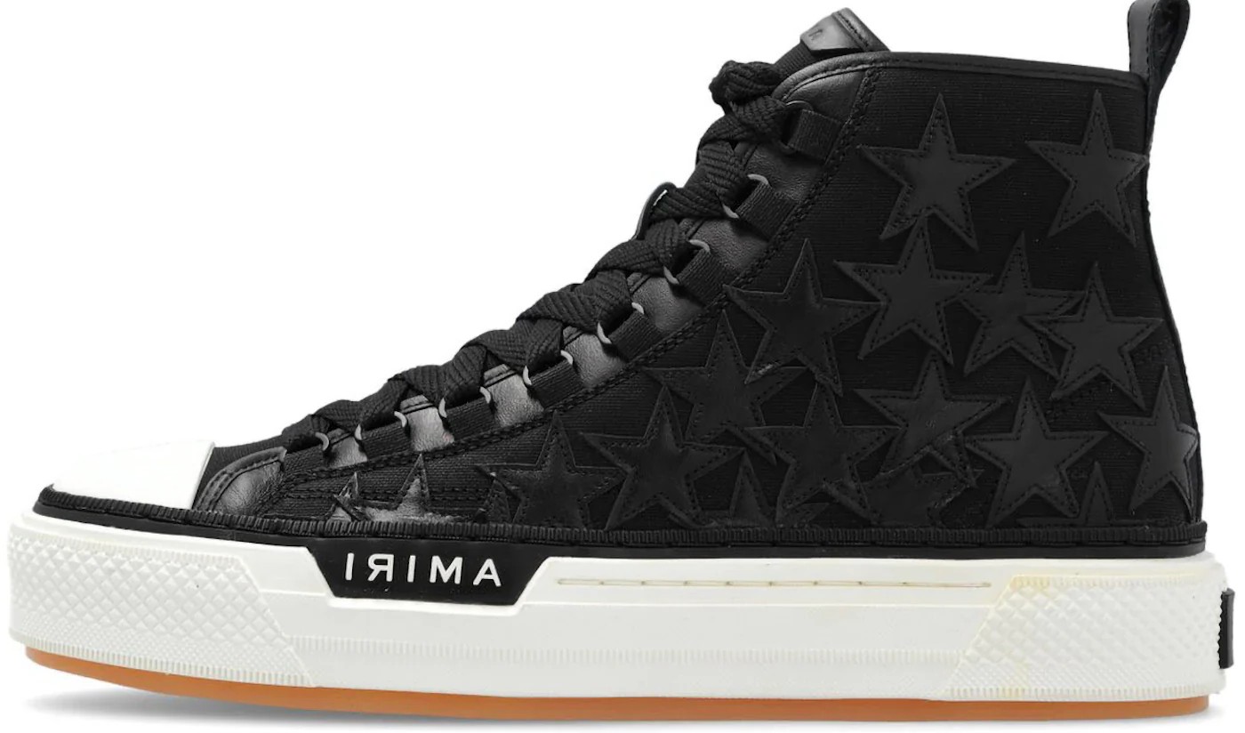 Amiri MA Stars Court High Top Sneakers - Image 2