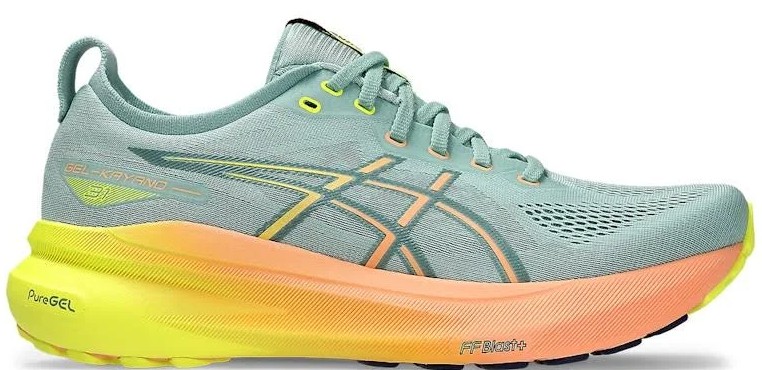 Asics Gel-Kayano Paris Light Celadon safety Yellow