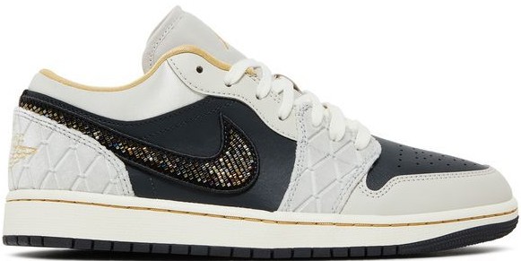 JORDAN 1 LOW SE BEADED SWOOSH