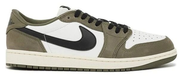AIR JORDAN 1 RETRO LOW OG MEDIUM OLIVEBLACK-SUMMIT WHITE-SAIL