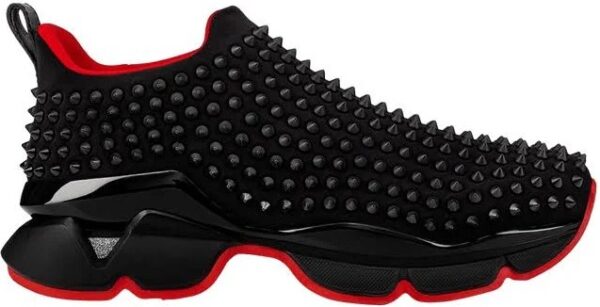 Christian Louboutin Spike Sock Black Sneaker