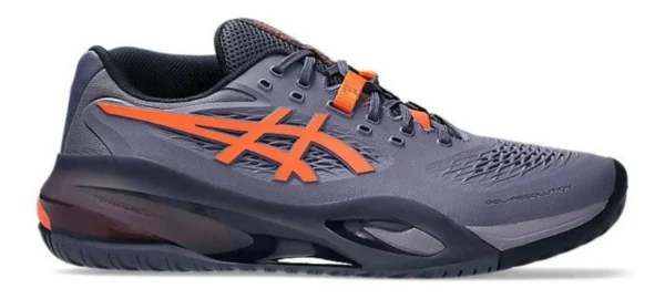 Asics Gel Resolution X Tennis Dark Violet Nova Orange