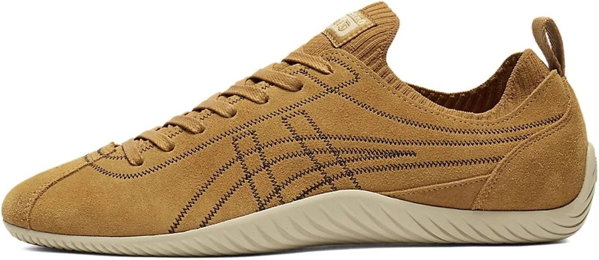 Onitsuka Tiger Sclaw Low TAN PRESIDIO Mens 7A Premium Sneakers - Image 2