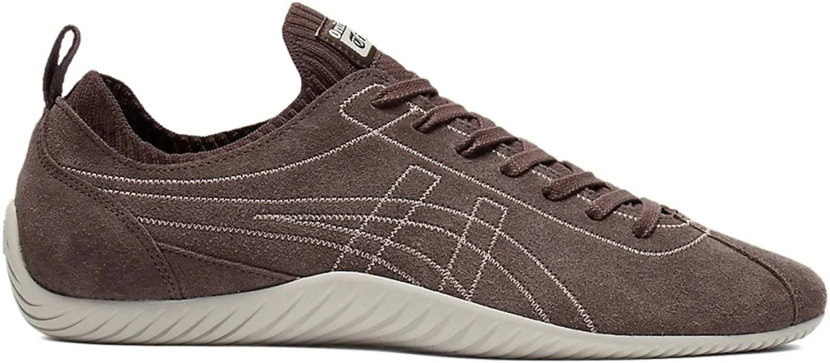 Onitsuka Tiger Sclaw Low Licorice Brown Mens 7A Premium Sneakers (