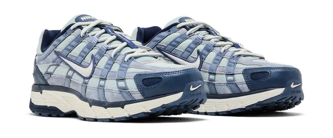 Nike P-6000 SE worn blue denim Low-Top Lace-Up - Image 2