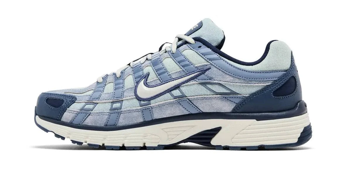 Nike P-6000 SE worn blue denim Low-Top Lace-Up - Image 3