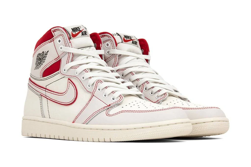 Nike AIR JORDAN 1 RETRO HIGH PHANTOM "GYM RED" - Image 3