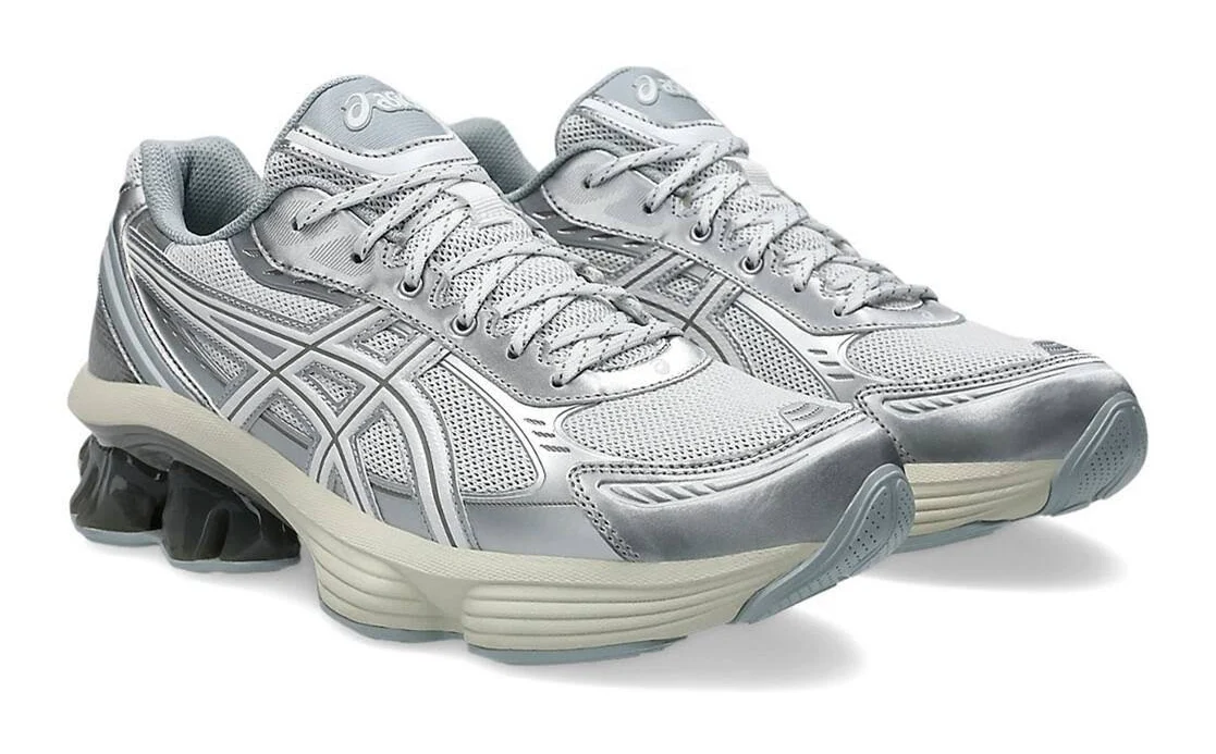 Asics Gel-Kinetic Fluent White Silver - Image 2