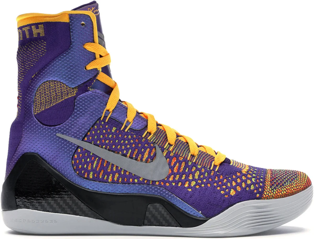 Nike kobe ix elite purple laser orange