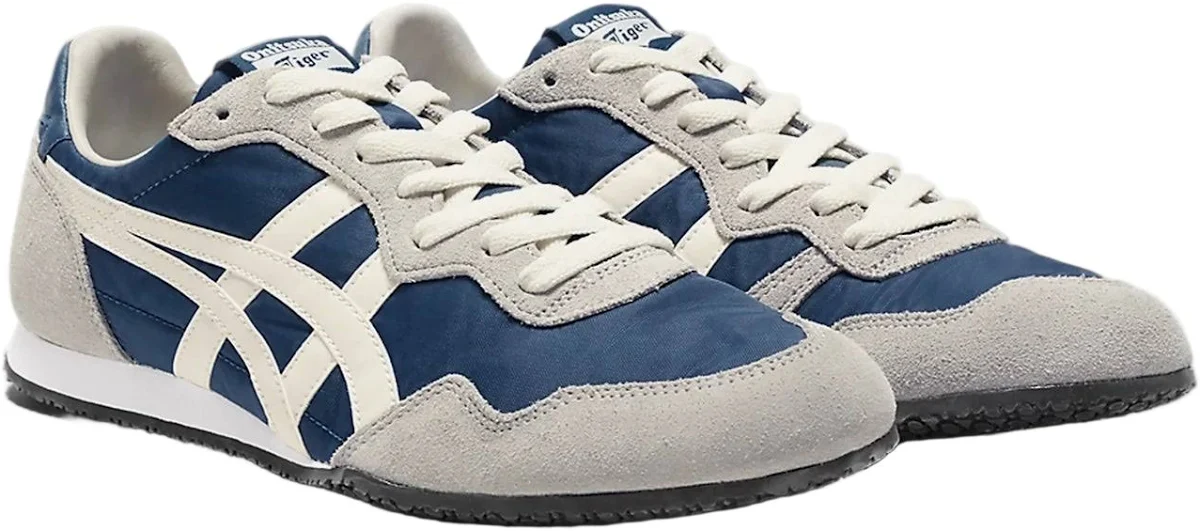 Onitsuka Tiger Serrano Blue Grey White Sneakers For Mens - Image 2