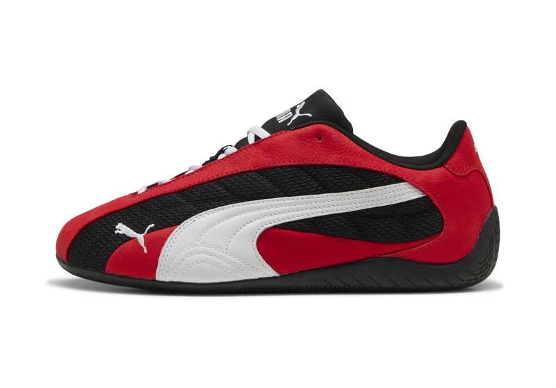 Puma Speedcat Plus Quilted Ruby Shimmer Warm White Burgundy - Image 2