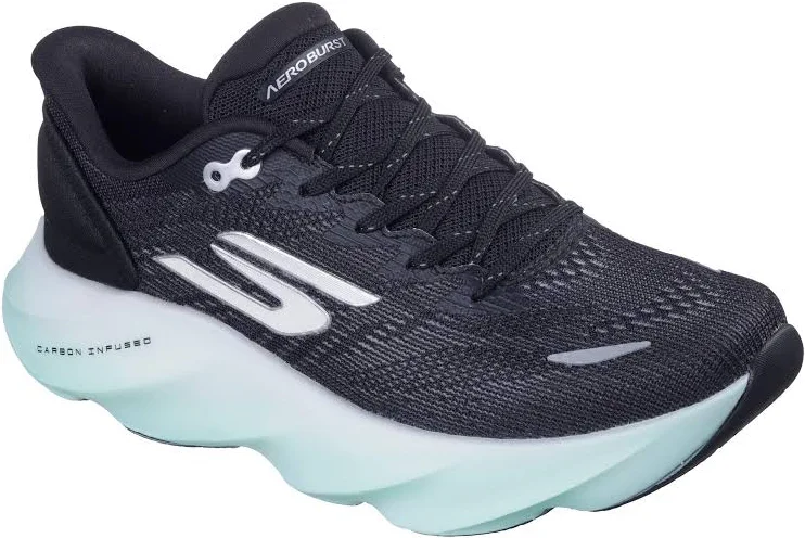SKECHERSS SKX AERO BURST BLACK GREEN - Image 2