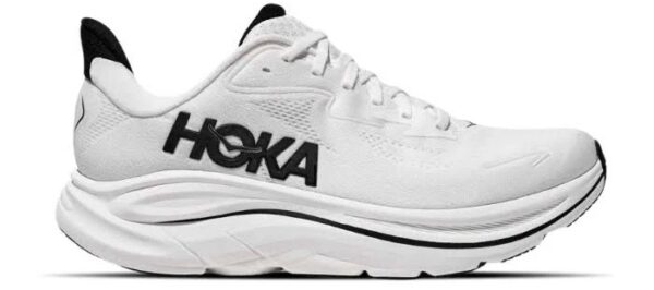 HOKA CLIFTON 10 WHITE BLACK