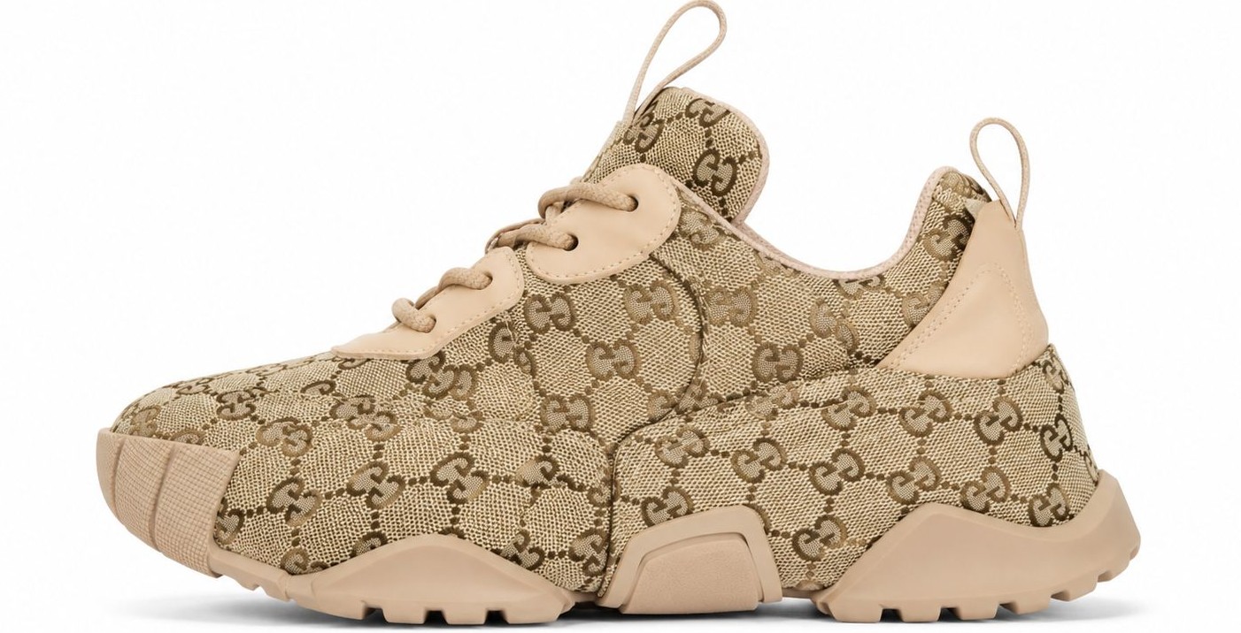 Gucci Premium GG Canvas Beige Sneaker - Image 2