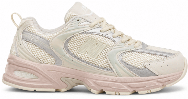 New balance 530 mess green pink cream