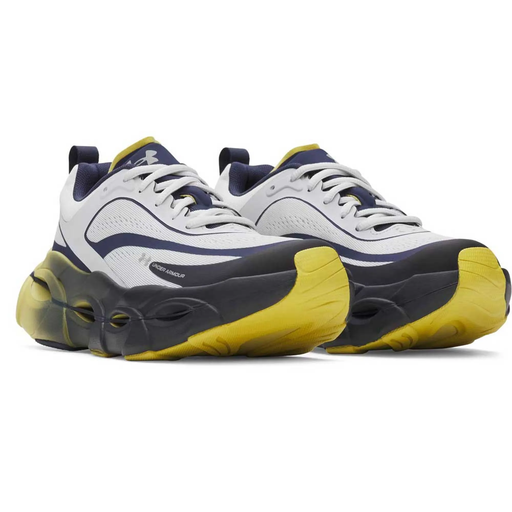 Under Armour Halo RacerWashed Navy Yellow Shade - Image 3
