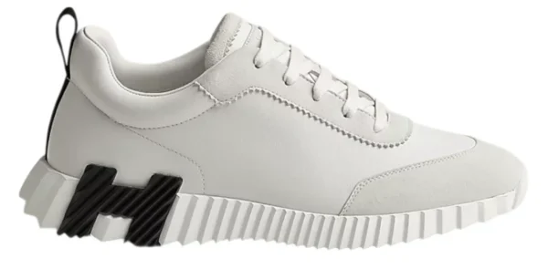 HERMES BOUNCING SNEAKER WHITE BLACK UA QUALITY