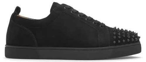 CHRISTIAN LOUBOUTIN JUNIOR SPIKES SNEAKER BLACK UA QUALITY