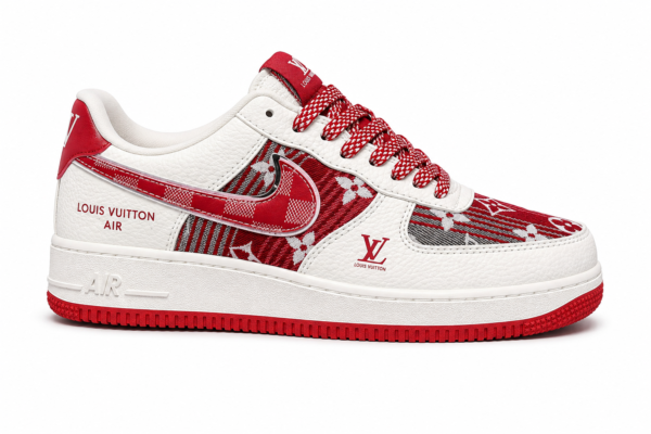 Airforce 1 X LV 2025 Monogram Red