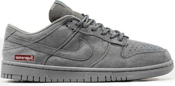 NIKE SB DUNK LOW GREY X SUPREME
