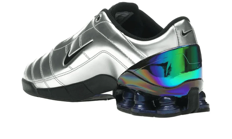 Maha Amsterdam x Nike Total 90 Secutor Shox Magia Metallic Silver Black Blue - Image 3