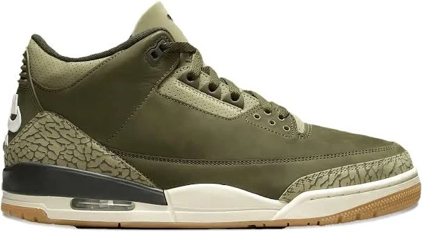 NIKE AIR JORDAN RETRO 3 MEDIUM OLIVE