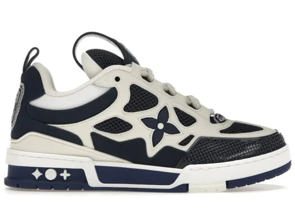 louiis vuitton Lv Skate Sneaker Marine White