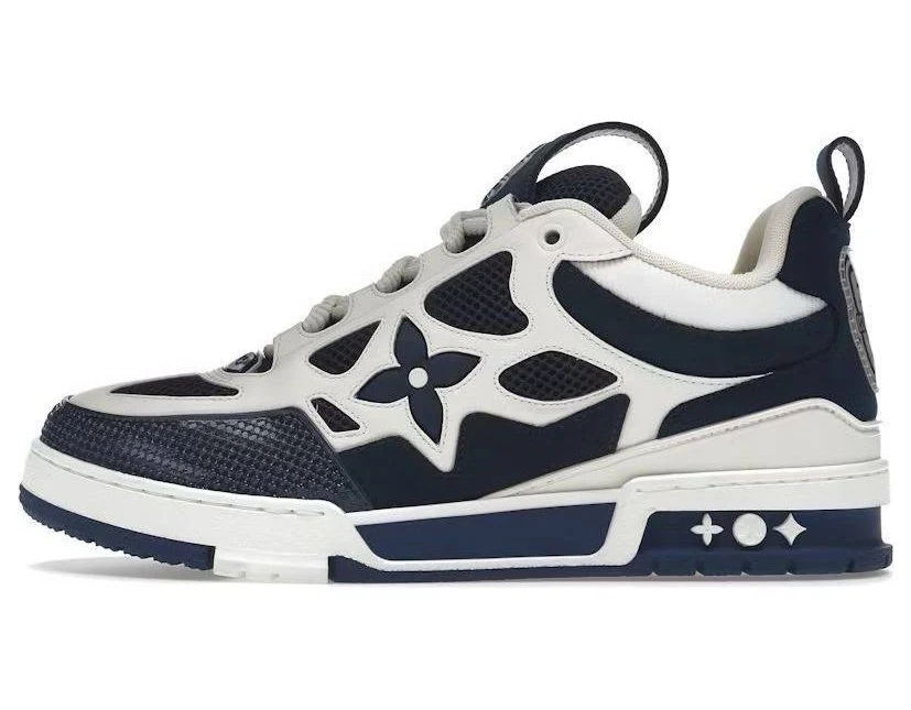 louiis vuitton Lv Skate Sneaker Marine White - Image 2