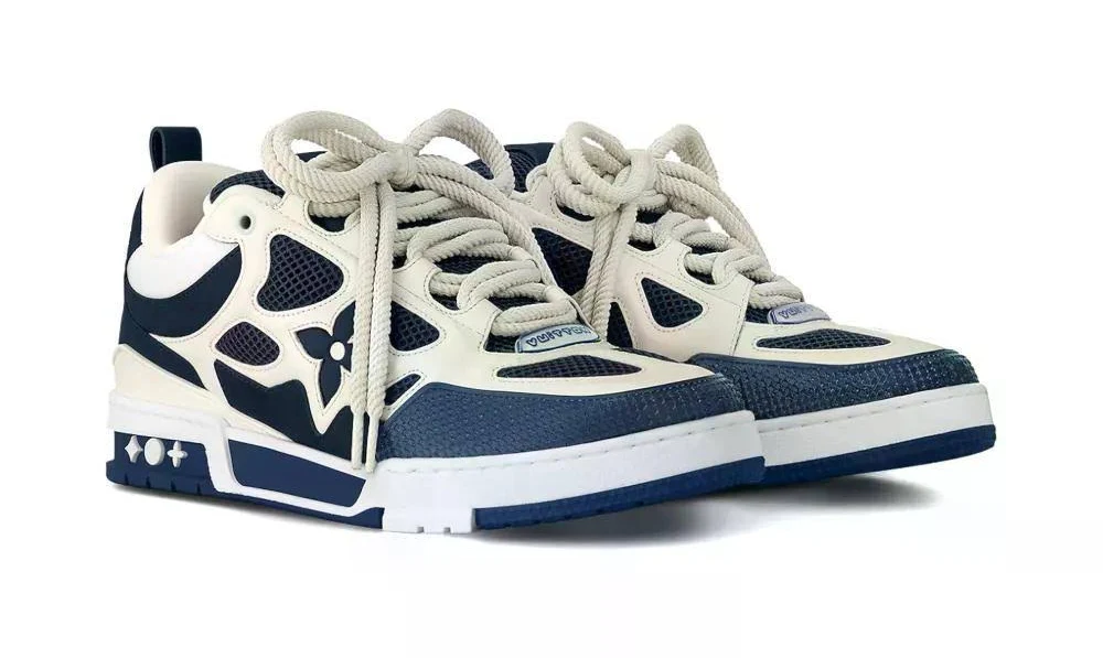 louiis vuitton Lv Skate Sneaker Marine White - Image 3