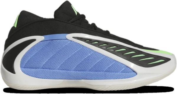 Adidas Anthony Edwards 2 Fusion Blue Zero Metallic Lime Burst