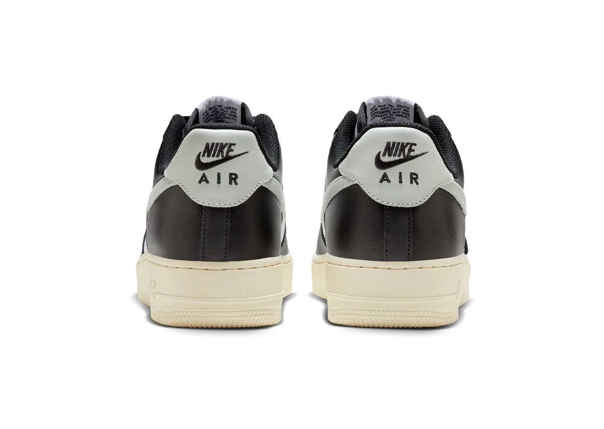 Nike Airforce 1 07 Low White Light Silver Coconut Milk Black - Image 3