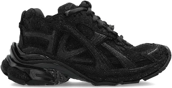 Balenciaga Triple S Black Embellished Rhinestones