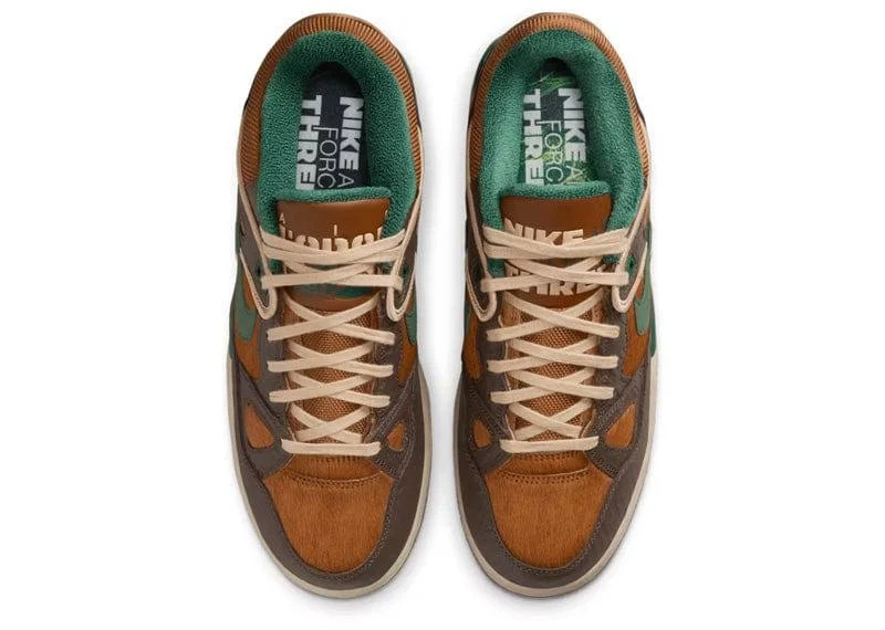 Nike X Nigo AirForce 3 Low Baroque Brown and Pecan - Image 2
