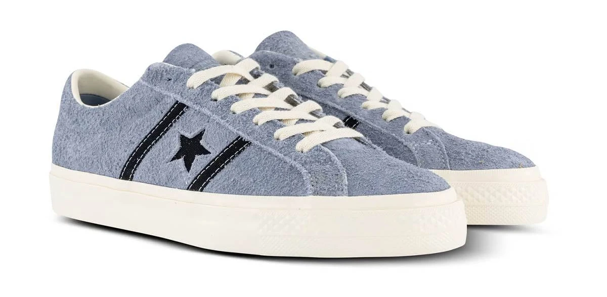 Converse Men Blue One Star Academy Pro Low-Top Sneakers - Image 2