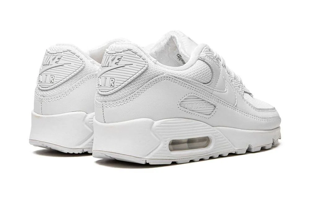 nike airmax 90 essential "TRIPLE WHITE " - Image 2