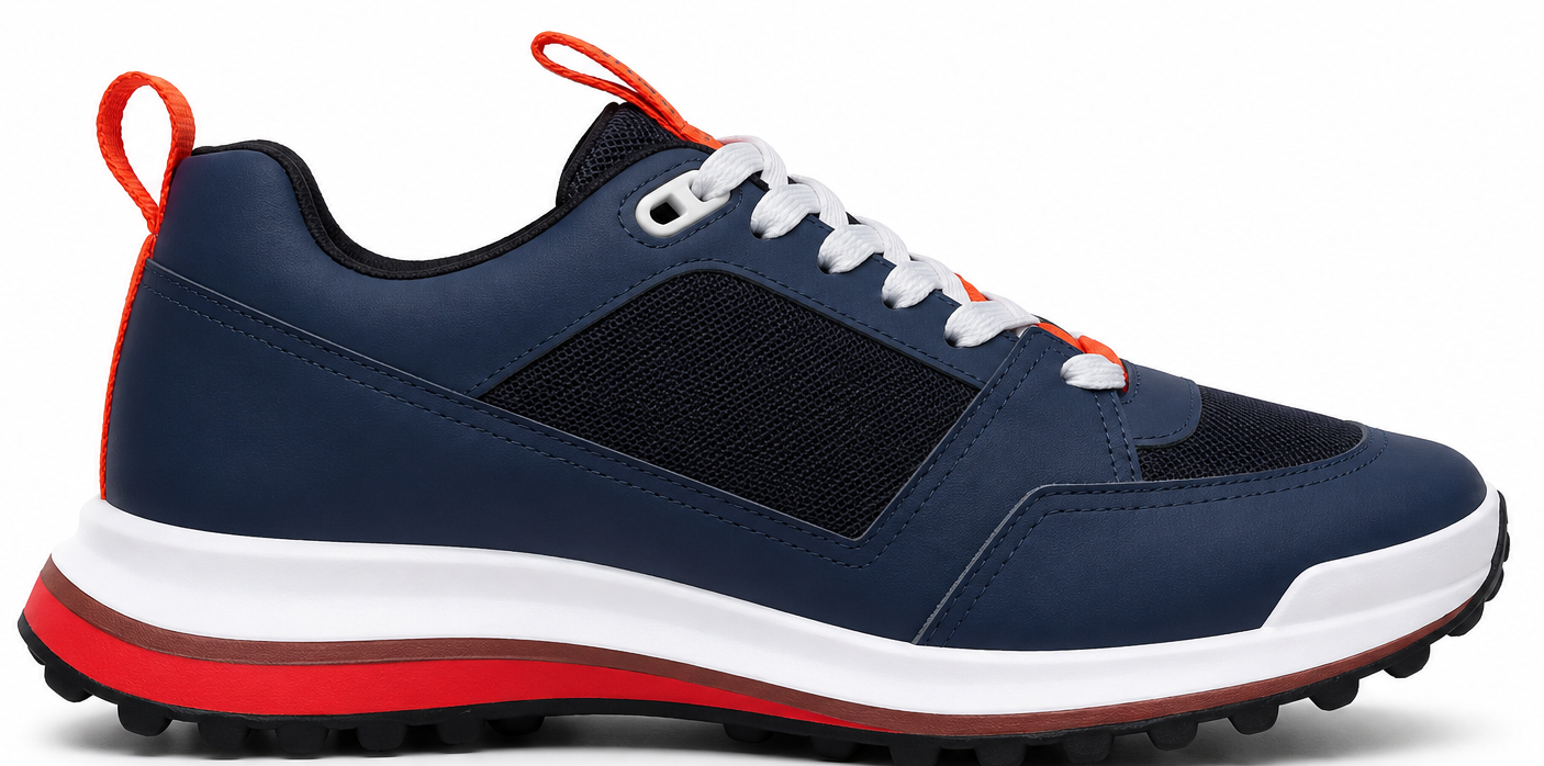 HERMES LEADER SNEAKER BLUE ORANGE UA QUALITY