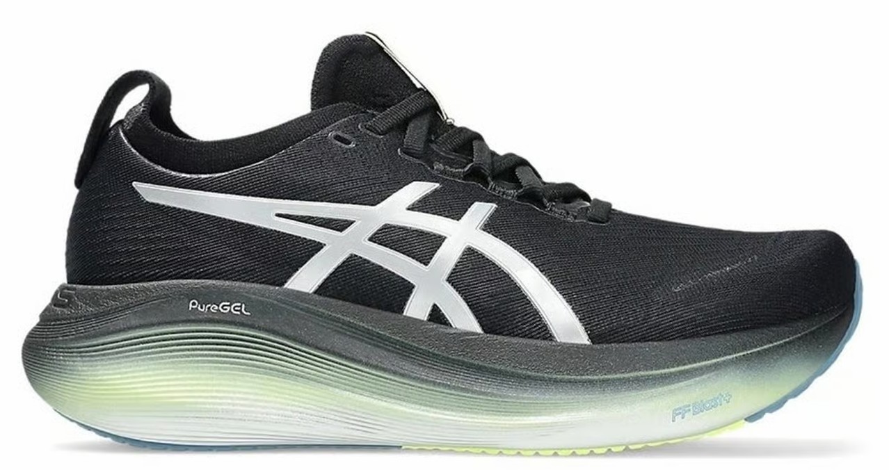 Asics Gel Nimbus 27 Black Neon Green