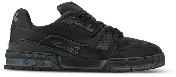 Louis Vuitton Premium Distressed Black Trainers