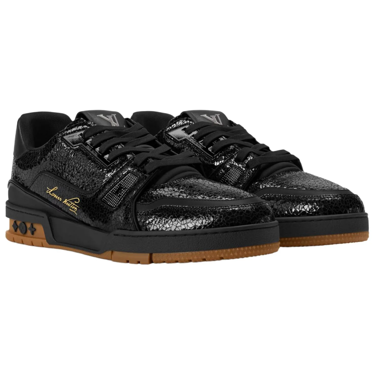 Louis Vuitton LV Trainer Leather Black Gum - Image 2