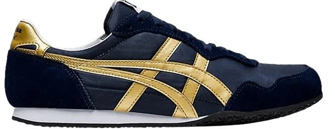 Onitsuk_a Tiger Serrano Midnight Pure Gold Mens 7A Premium Sneakers