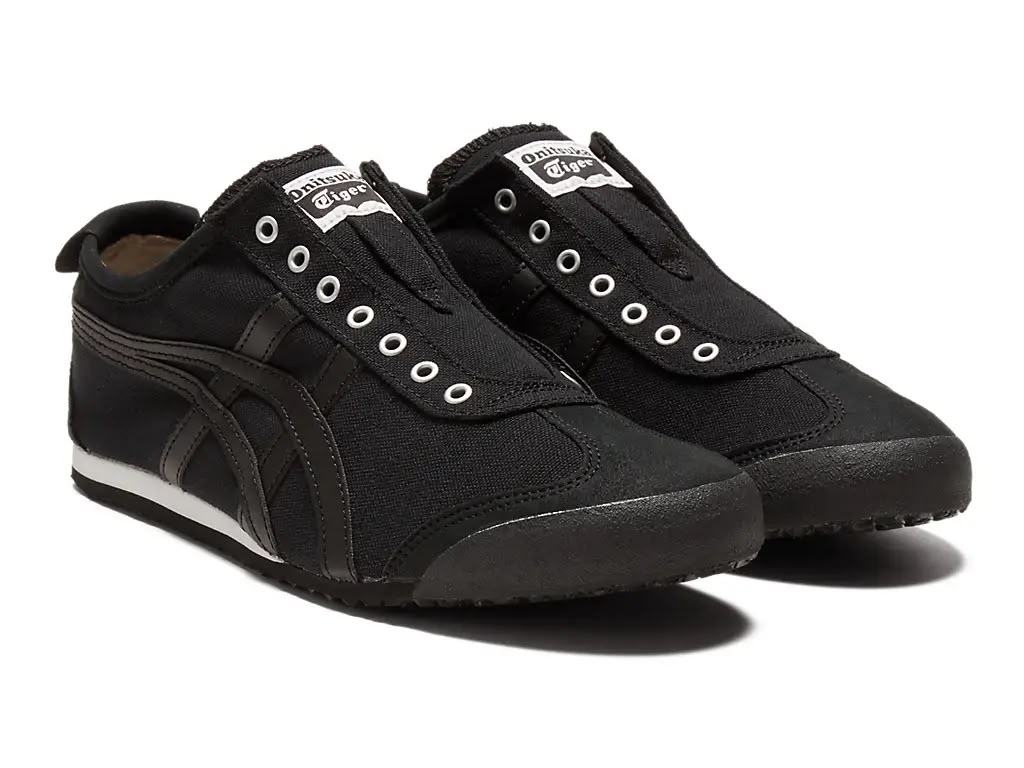 ONITSUKA TIGER MEXICO 66 ALL BLACK SLIP ONN - Image 2