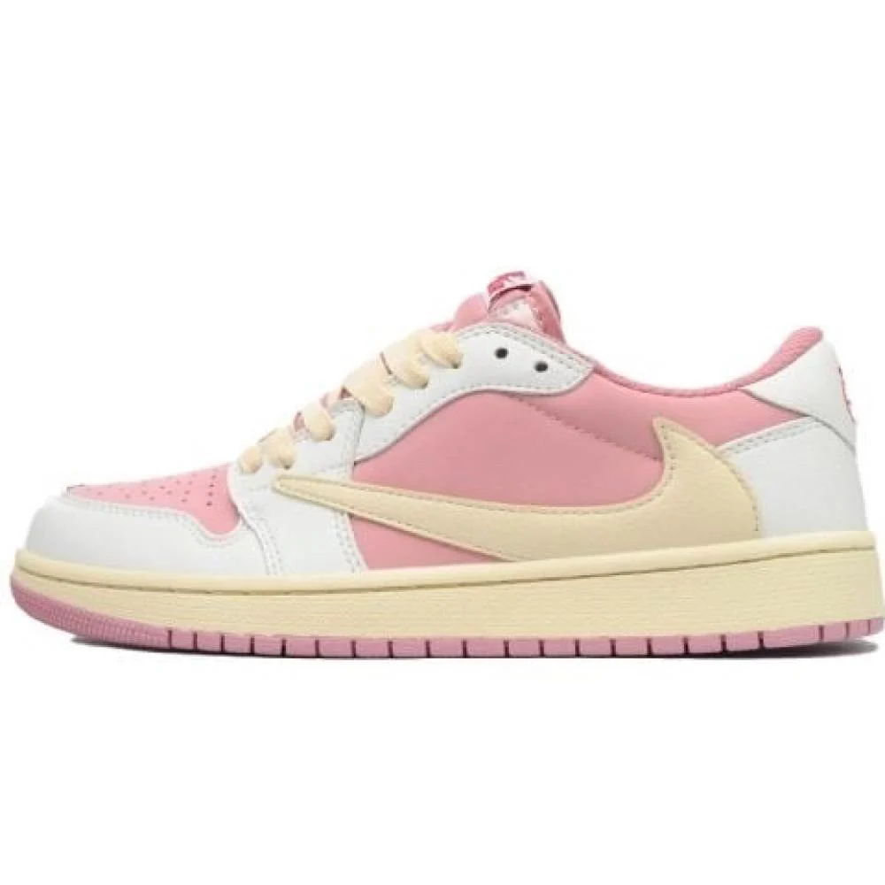 Travis Scott x Nike Air jordan 1 low OG Shy pink - Image 2