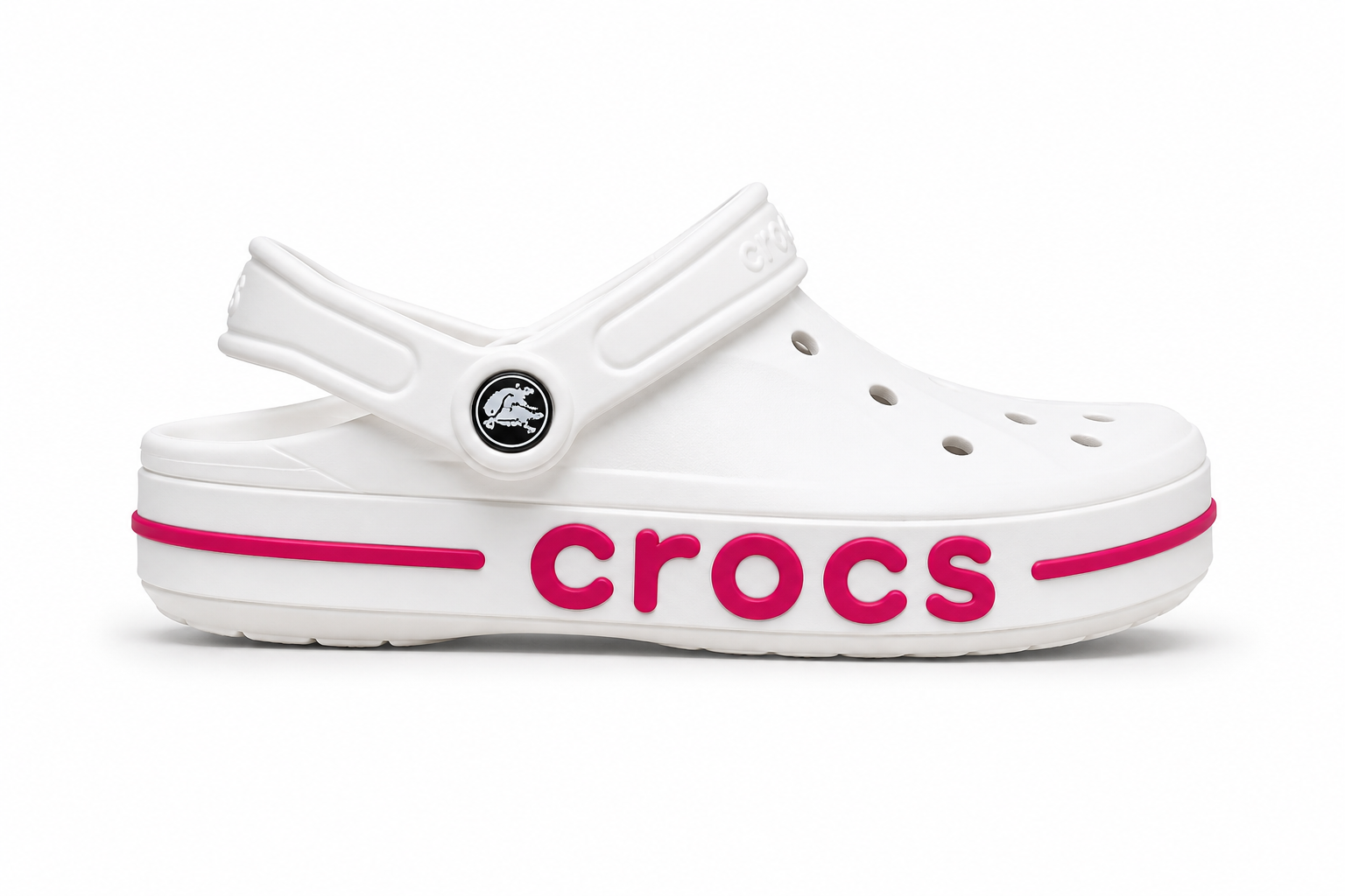 Crocs Bayaband Classic Clogs White/Pink