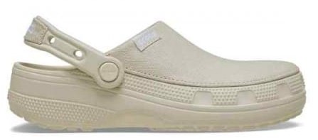 Crocs Classic Suede Crafted Clogs Cream