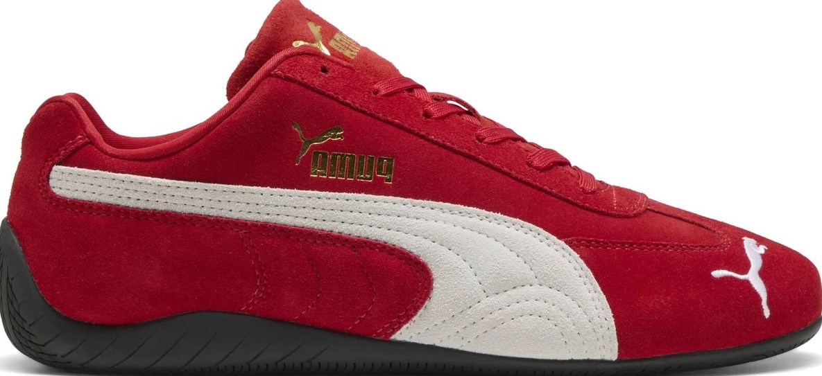 PUMMAA SPEEDCAT RED WHITE SUEDE